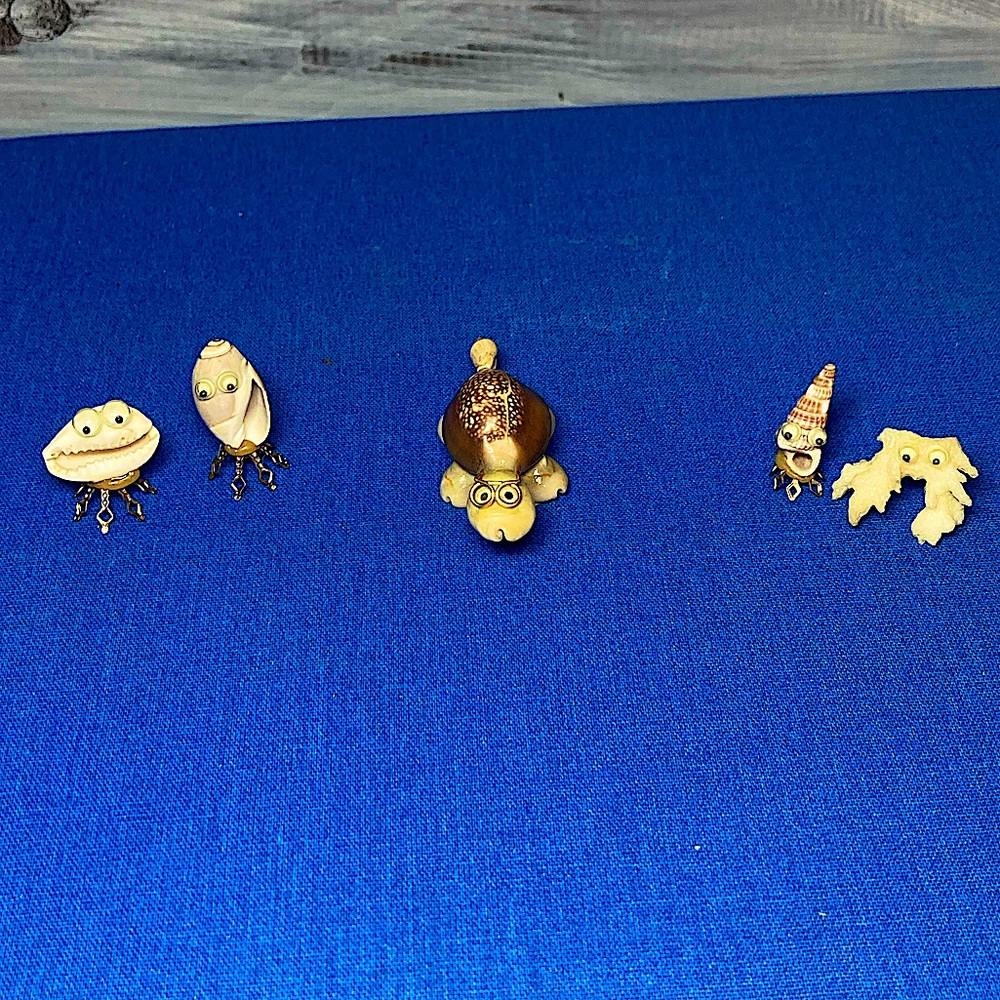 VNTG SEA CRITTERS WITH GOOGLY EYES